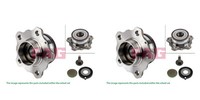 FAG 2X Radnabe Radlagersatz Hinterachse FüR Audi A6 Avant 4G5 C7 4GD C8 4A5