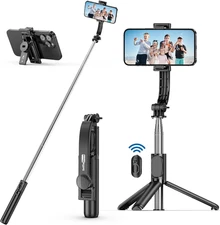 Selfie Stick, Extendable Selfie Stick Tripod with Wireless Remote and Tripod Sta
