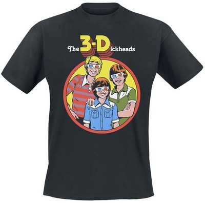 Steven Rhodes T-Shirt Herren 3D schwarz Funartikel, Nachhaltigkeit, Sprüche
