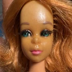 Mattel  Francie Vintage 1966 Rare Red Hair Blue Eyes Rooted Eyelashes bendable