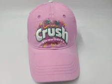 Vintage Crush Strawberry Drew Pearson Marketing Distressed Adjustable Hat Cap