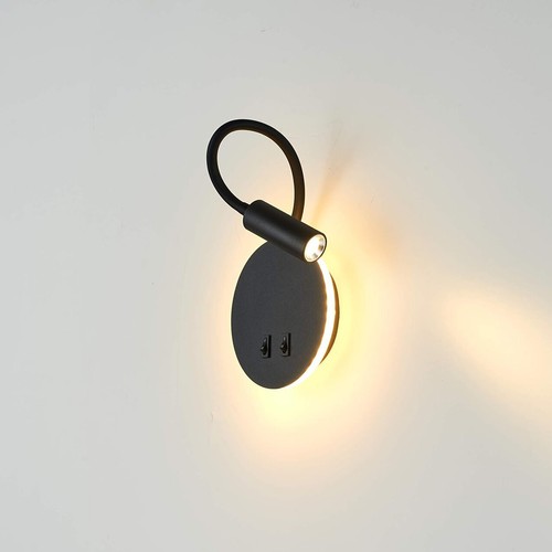 LED Bettleuchten Leselampen Schwenkbar Bettlampe mit Schalter Wandleuchte 10W - Zdjęcie 8 z 12