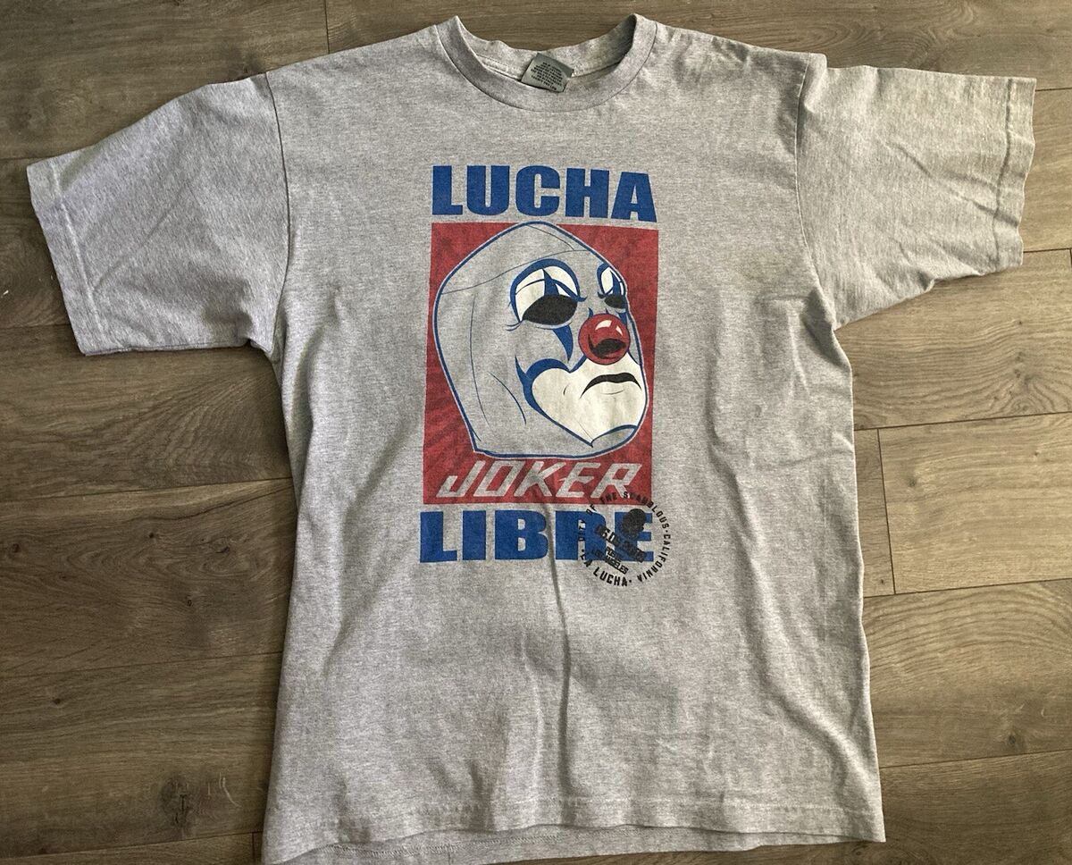 Joker Brand T-Shirt Lucha Libre Mexican Wrestling Streetwear Joker Brand T-Shirt Lucha Libre Mexican Wrestling Streetwear