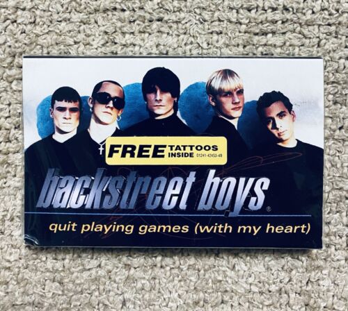 BSB Backstreet Boys QUIT PLAYING GAMES (WITH MY HEART) Promo CD Single RARE  OOP