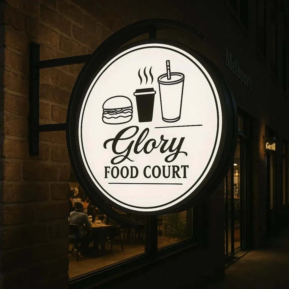 Placa de lâmina de LED personalizada - Caixa de luz 3D logotipo comercial placa de parede de loja - Imagem 2 de 4