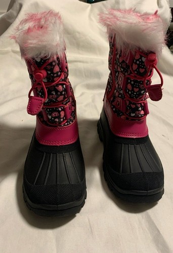 DREAM PAIRS Girls Insulated Waterproof Snow Boots - Picture 4 of 10