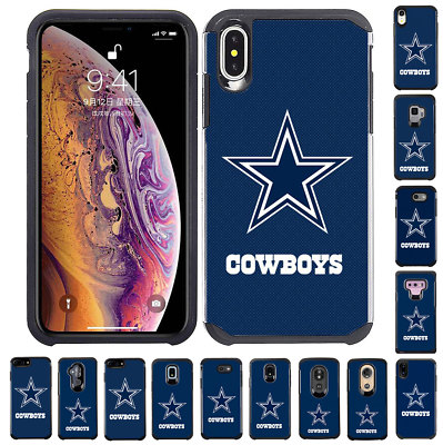 Official Dallas Cowboys Pebble Feel ShockProof Cover Case for Apple iPhone