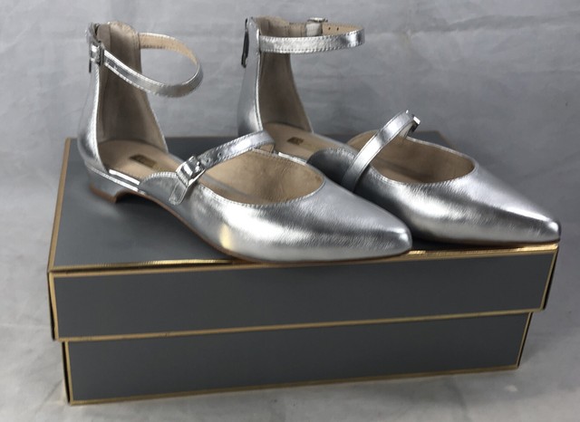 louise et cie claire leather flat