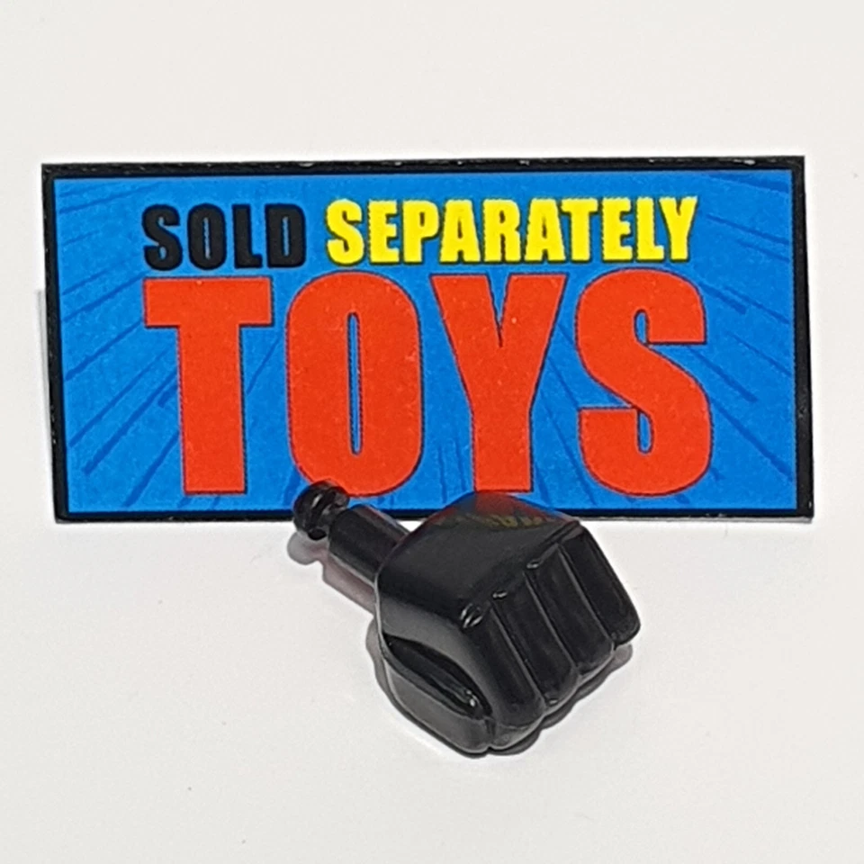 Vtg Transformers G1 Trailbreaker LEFT FIST with hole hand black body part weapon - Image 4 of 4