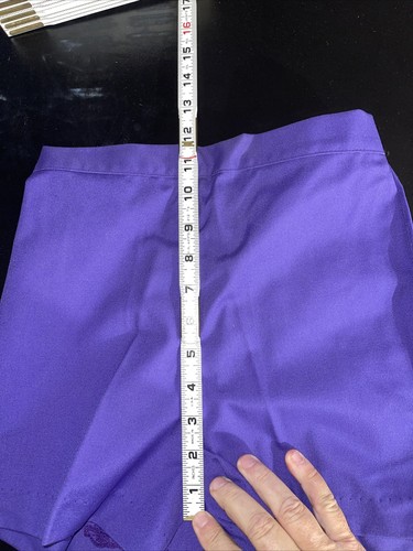 Vintage 1960s 70s Buster Brown Child’s Navy Purple Cotton Blend Shorts 12 - Picture 7 of 8