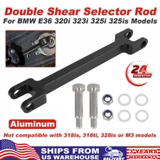 US Double Shear Selector Rod For BMW E36 320i 323i 325i 325is Billet Anodized