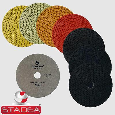 Stadea Granite Polishing Pads 7'' Pads Set For Granite Quartz Polishing set of 7