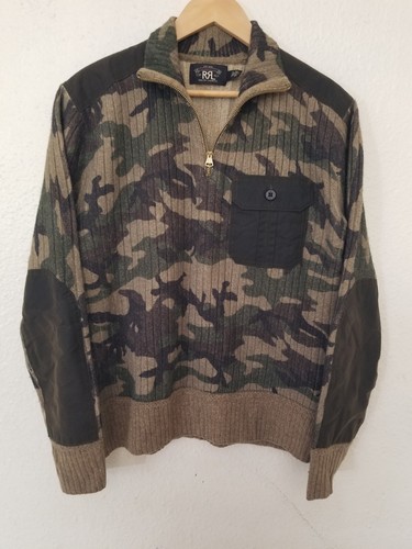 RRL Camo Ralph Lauren Cashmere wool 