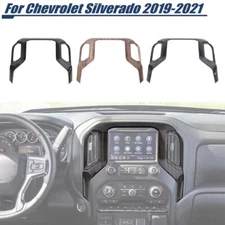 ✅ 2019-2021 For Chevy Silverado Console GPS Navigation Panel Air Vent Cover Trim