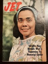 Vintage Jet Magazine Nov 5 1970 Coretta King cover