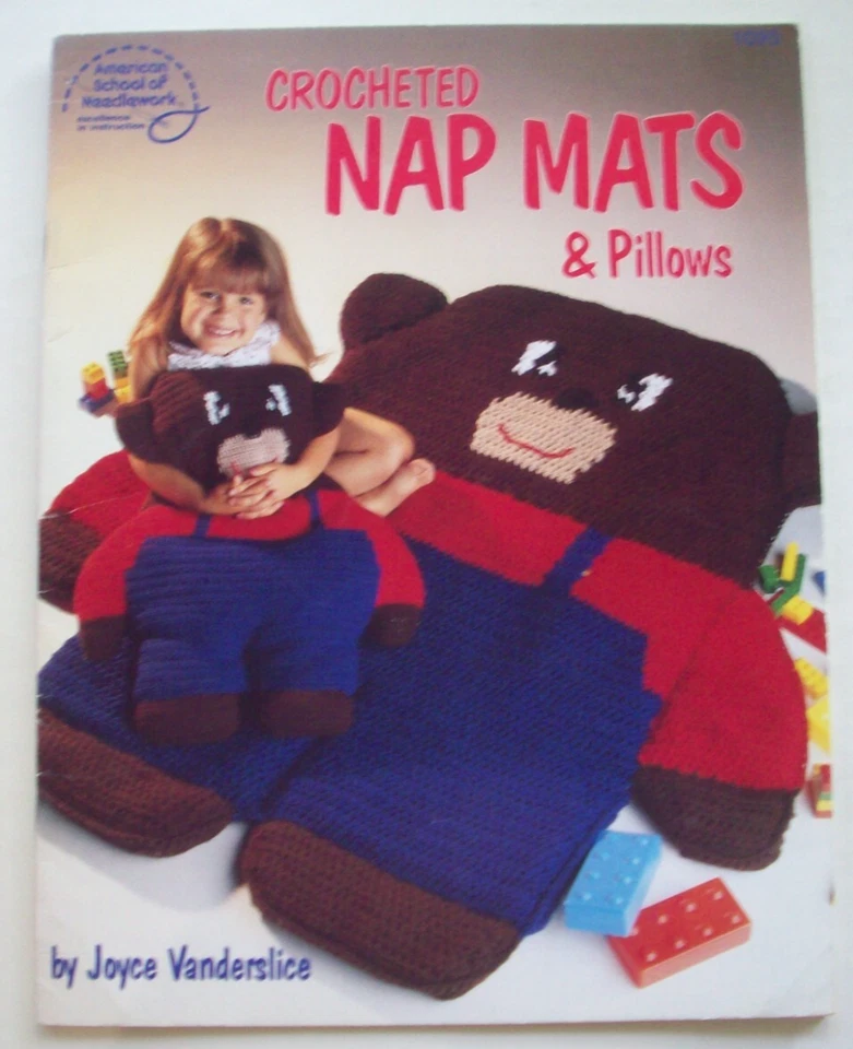 Nap mats & pillows crochet pattern Bear dog cat rabbit - Image 2 of 2