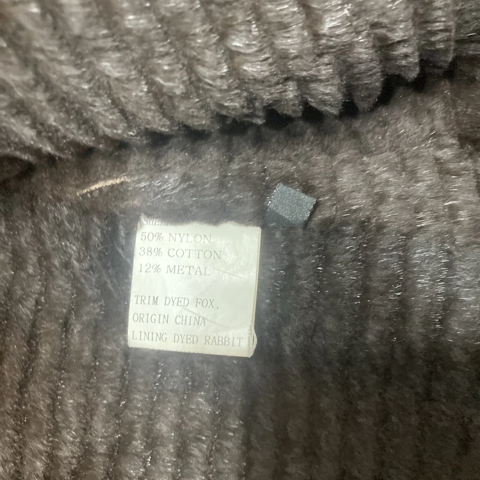 Abrigo Parka de Invierno Pato Sport Cuello de Zorro Real Forrado en Piel de Conejo Real 1XL Foto 4 de 4