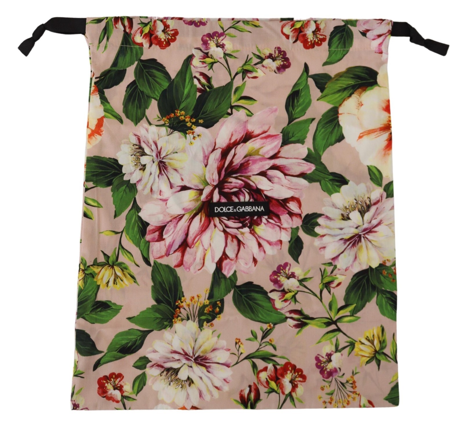 DOLCE - GABBANA Сумка-пылесборник с цветочным принтом и шнурком для обуви 36см x 30см 5090₽