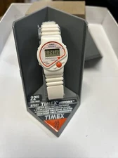 Timex 07321 White Aerobix Digital Fitness Watch Vintage