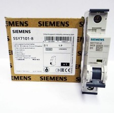 Siemens 5SY7101-8 5SY7 101-08 circuit breaker -unused/original packaging-