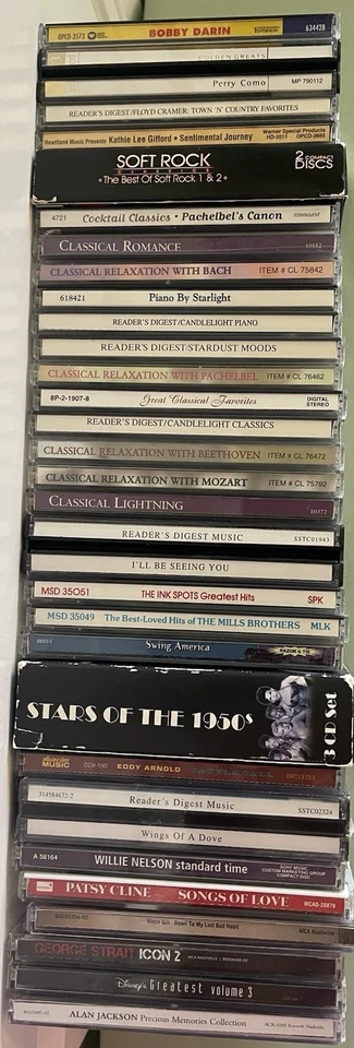 Huge CD Lot Approximately 59. Some New Never Opened. Great Condition And Clean Foto 4 de 4