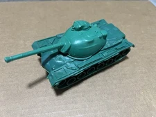 Vintage Tim Mee Green Plastic M48 Patton Tank Army Military Vehicle Toy