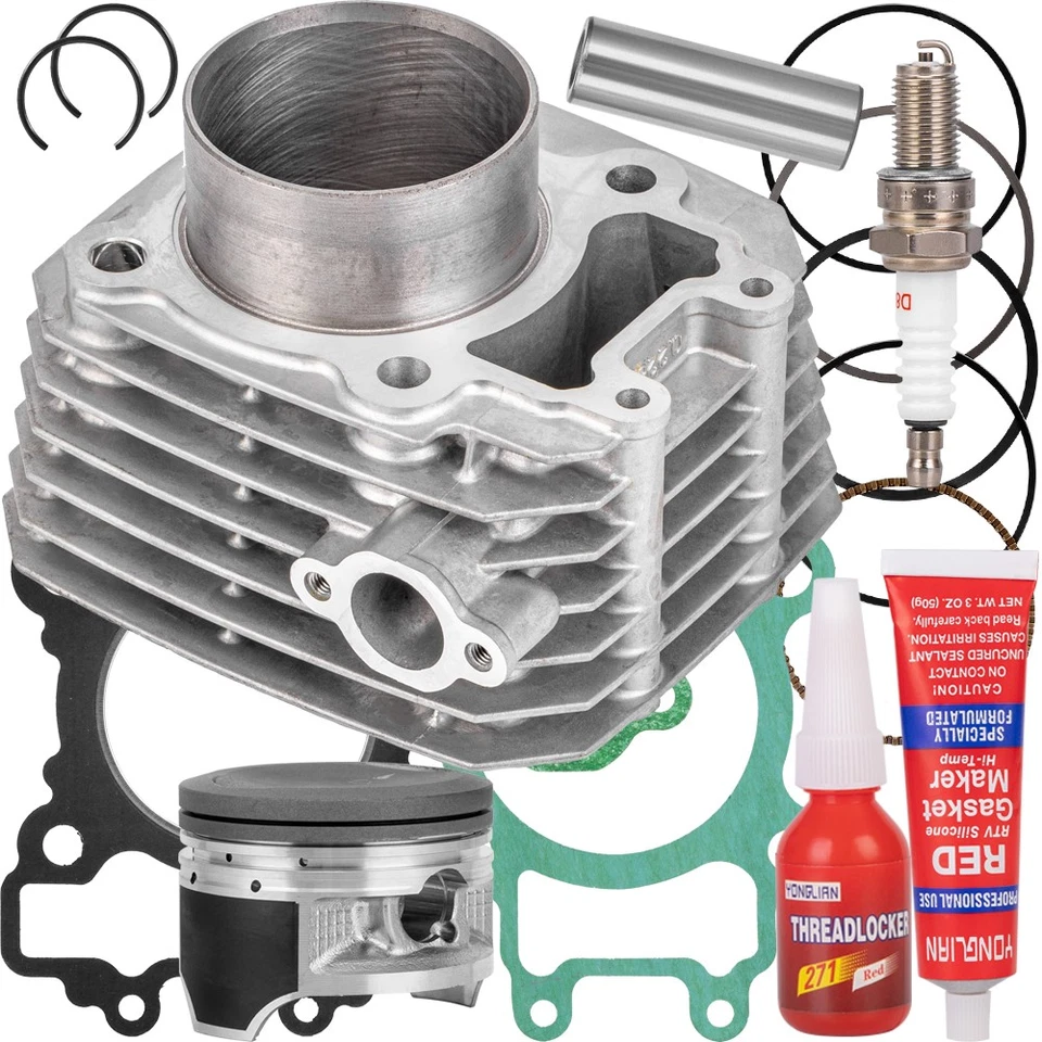 Engine Cylinder Piston & Top End Rebuild Kit For Kawasaki Bayou 250 KLF250 03-11 Foto 4 de 4