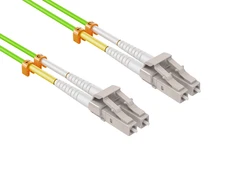OM5 LC/LC Duplex 50/125 Multimode Fiber Optic Cable - 0.5/1/2/3/4/5/6/7/8m