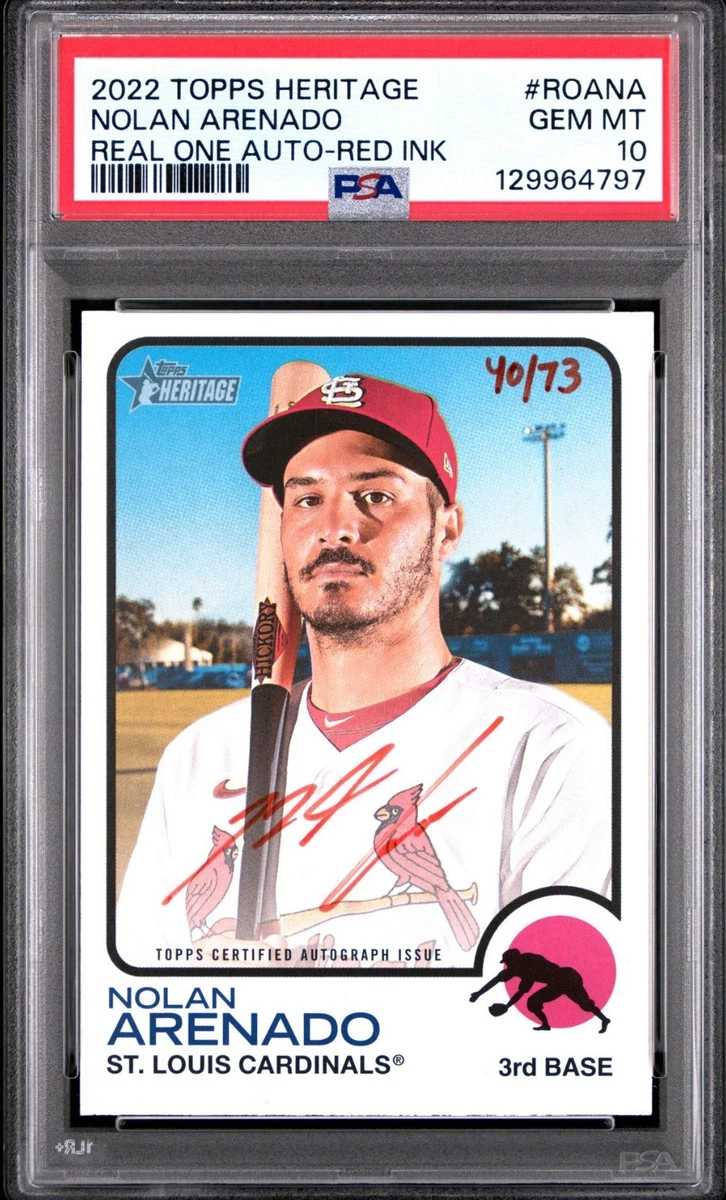 MLB アレナド Topps Heritage Real One Auto 【公式通販】