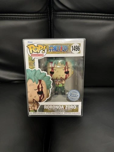 Funko Pop! One Piece Roronoa Zoro HT #1496 SE Sticker Nothing Happened