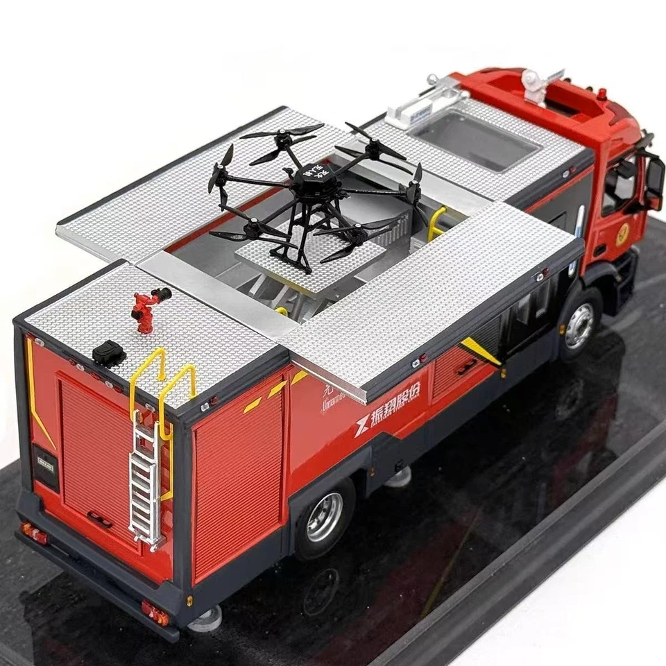 1:43 UAV Firefighting Vehicle Model - Resin Model, Firefighting Propaga - Image 4 of 4