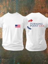 Charlie Kirk Shirt, Turning Point Forever 1993-2025 RIP CHARLIE! Patriot Shirt