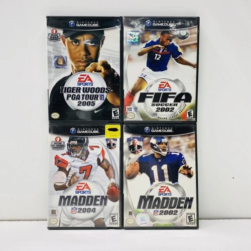 Nintendo GameCube Sports Bundle: Madden, FIFA, & Tiger Woods PGA Tour