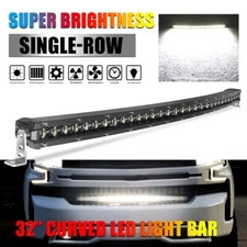 Curved 32inch 1800W LED Work Light Bar Driving Offroad Truck 4WD ATV SUV Boat