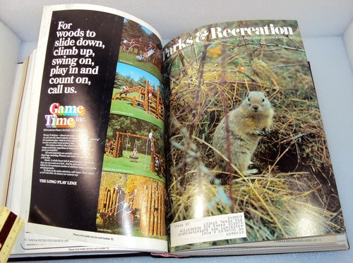 Vintage PARKS AND RECREATION MAGAZINES Entire Year 1977 Bound Vol. 112 No. 1-12 - Imagen 6 de 12