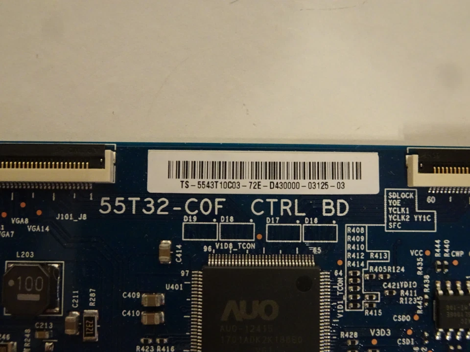 Vizio D43F-E2, E43-E2, D43-E2, Toshiba 43LF621U19 T-Con Board 55.43T10.C03 - Image 2 of 2