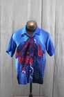 Retro Spider-man Shirt - Upside Down Spide-rman 2002 Button Down - Men's Small