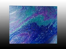 16"x20" Abstract Acrylic Art Decoration Wall Hanging  #17