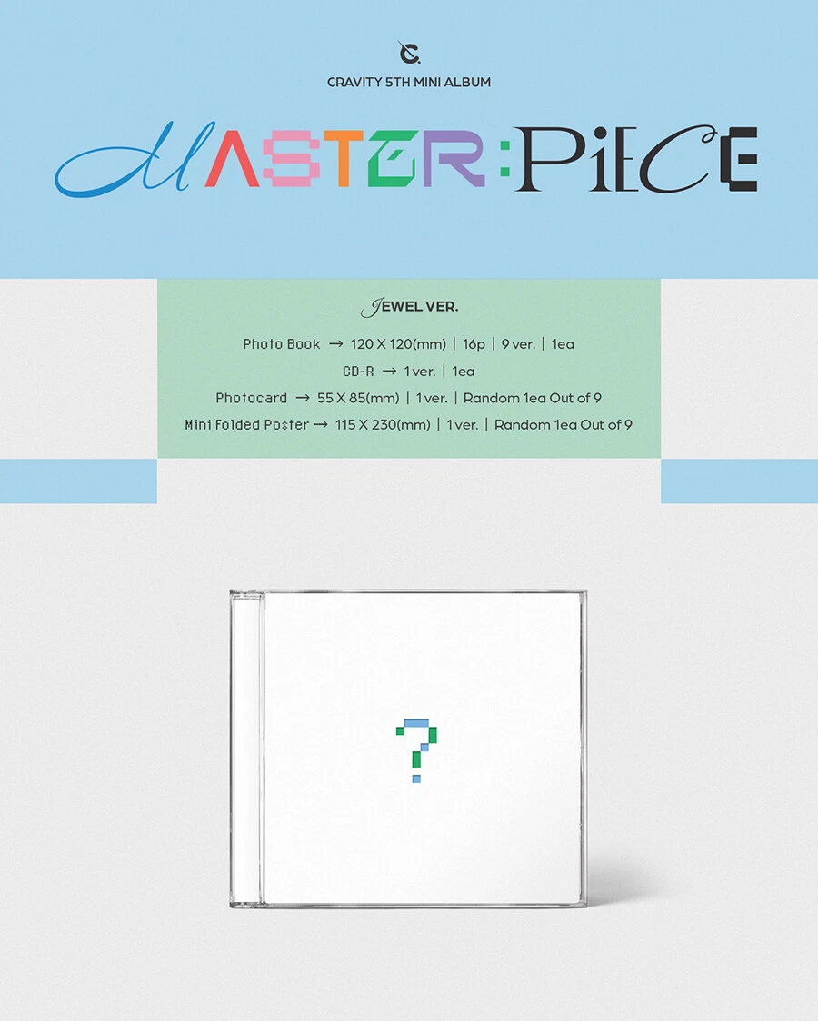 CRAVITY [MASTER:PIECE] 5th Mini Album JEWEL Ver/CD+Photo