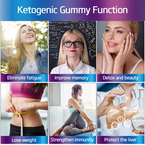 Keto BHB Gummies Ketone Advanced ACV Weight Loss Fat Burner Dietary Supplement - Picture 6 of 8