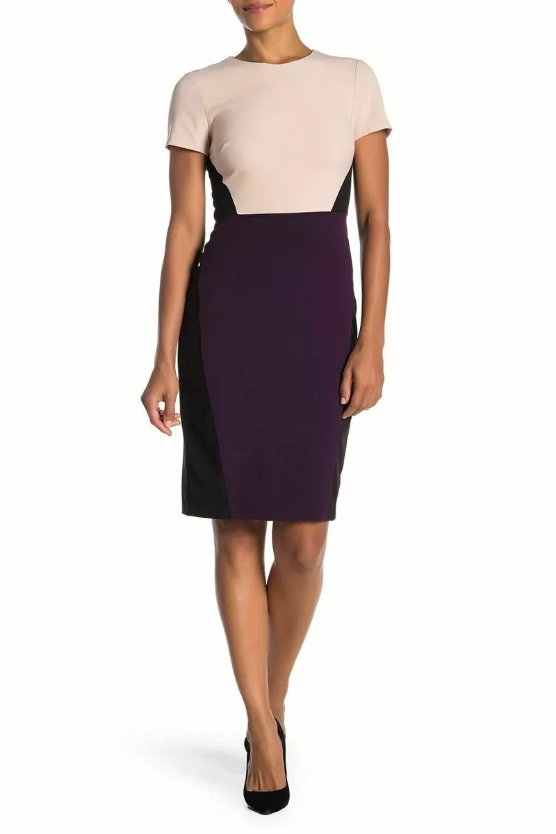 Vince camuto color block dress cheap