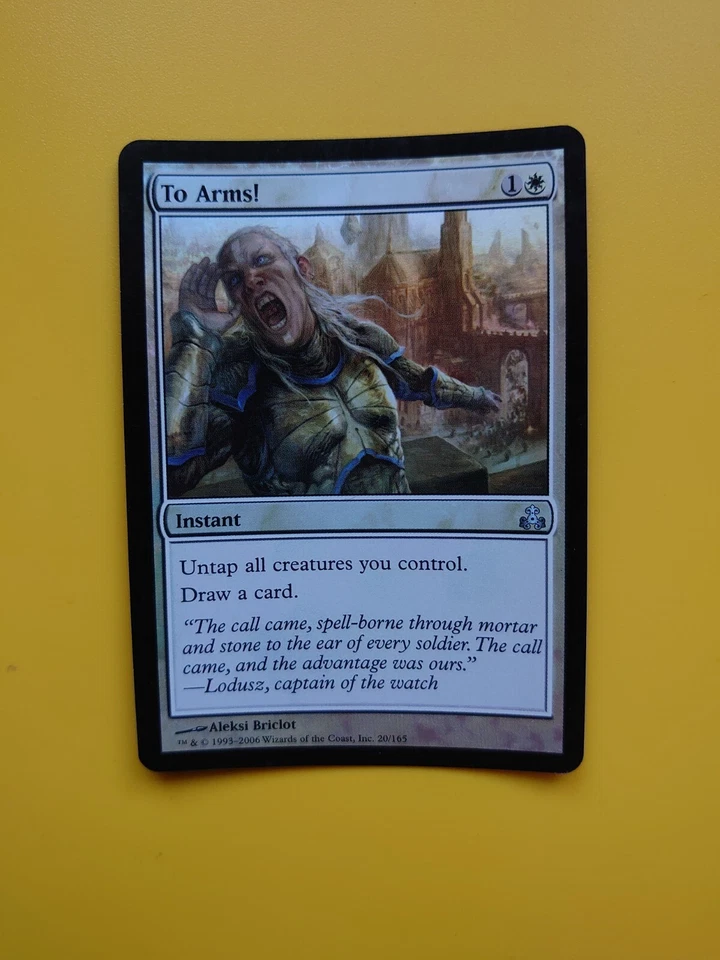 MTG Card. To Arms! Instant Guildpact FOIL as pictured - Image 3 of 4