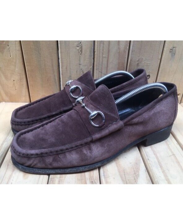 GUCCI HORSEBIT LOAFERS SIZE:9D BROWN SUEDE 015938 | eBay GUCCI HORSEBIT LOAFERS SIZE:9D BROWN SUEDE 015938 | eBay