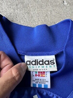 アディダス米国製◼️90sビンテージ◼️ミシガンサッカー・ユニホーム・シャツ◼️ adidas - 90s アディダス サッカー ユニフォーム メンズ M 古着