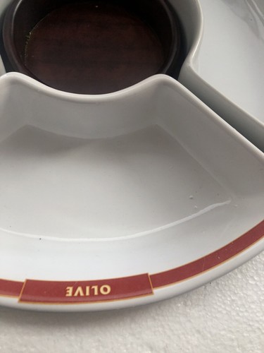 Pottery Barn Pasta Rustica Turning Lazy Susan Condiment Tray in Original Box - Picture 5 of 10