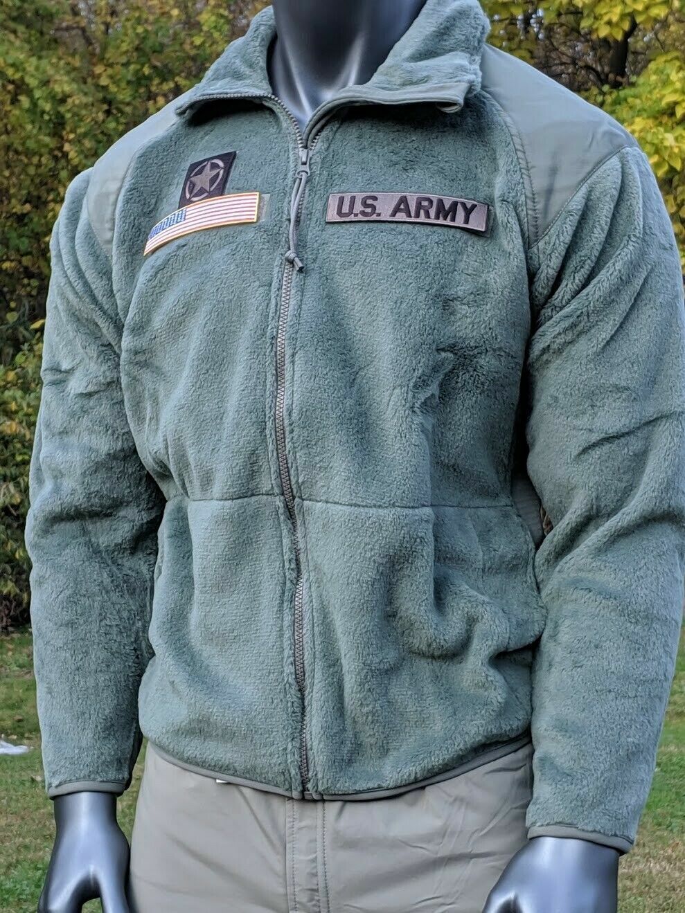 Gen 3 US Army Polartec Cold Weather CW Foliage ACU Fleece Military Shirt  Jacket