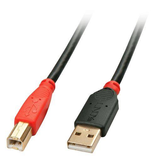 Lindy USB Digital Camera Cable cavo USB 2 m USB A Nero