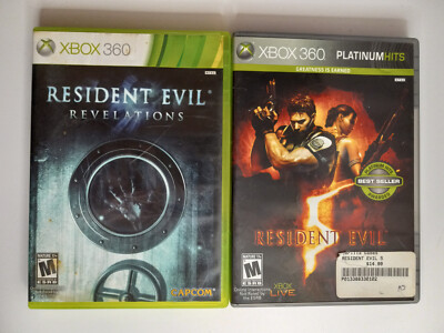 Xbox360 Resident Evil Games: Resident Evil Revelations-Resident Evil 5 Plat. Hit
