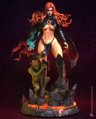 Goblin Queen 1/10 1/8 1/6 3D Print Model Kit Unpainted Unassembled GK Beauty