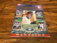 August 2000 Houston Astros Program Magazine Richard Hidalgo Enron Field 1st Year